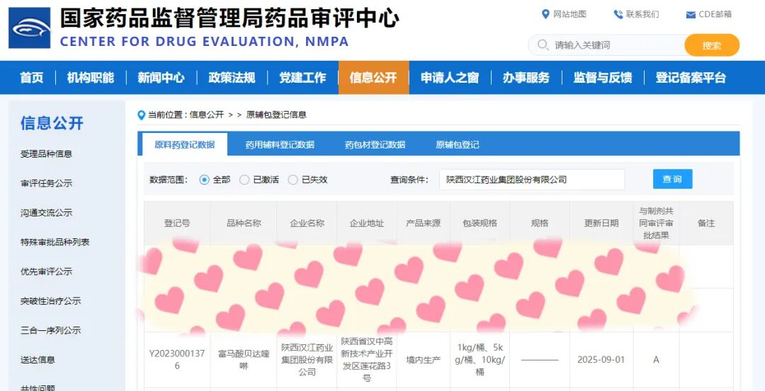 富马酸贝达喹啉原料药获国家药监局批准上市!